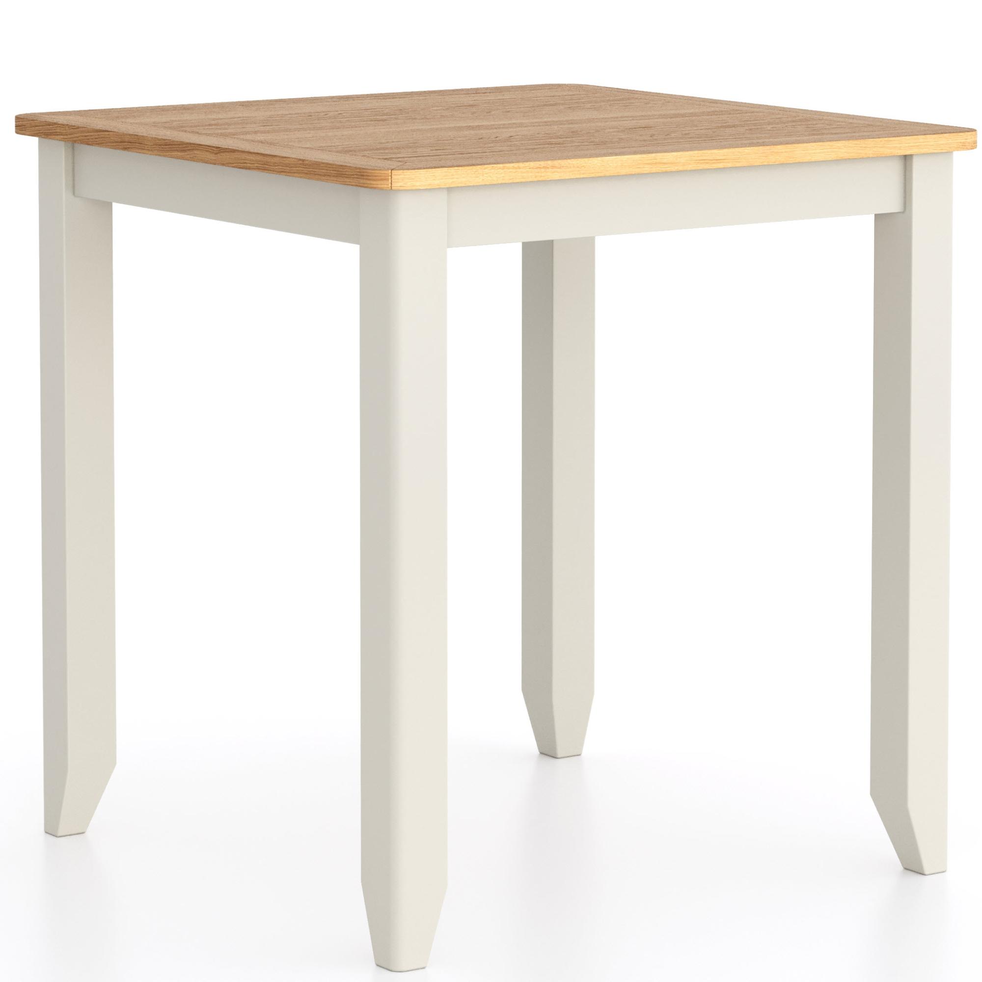 Product photograph of Arden Grey Painted 2 Seater Square Dining Table from Choice Furniture Superstore.